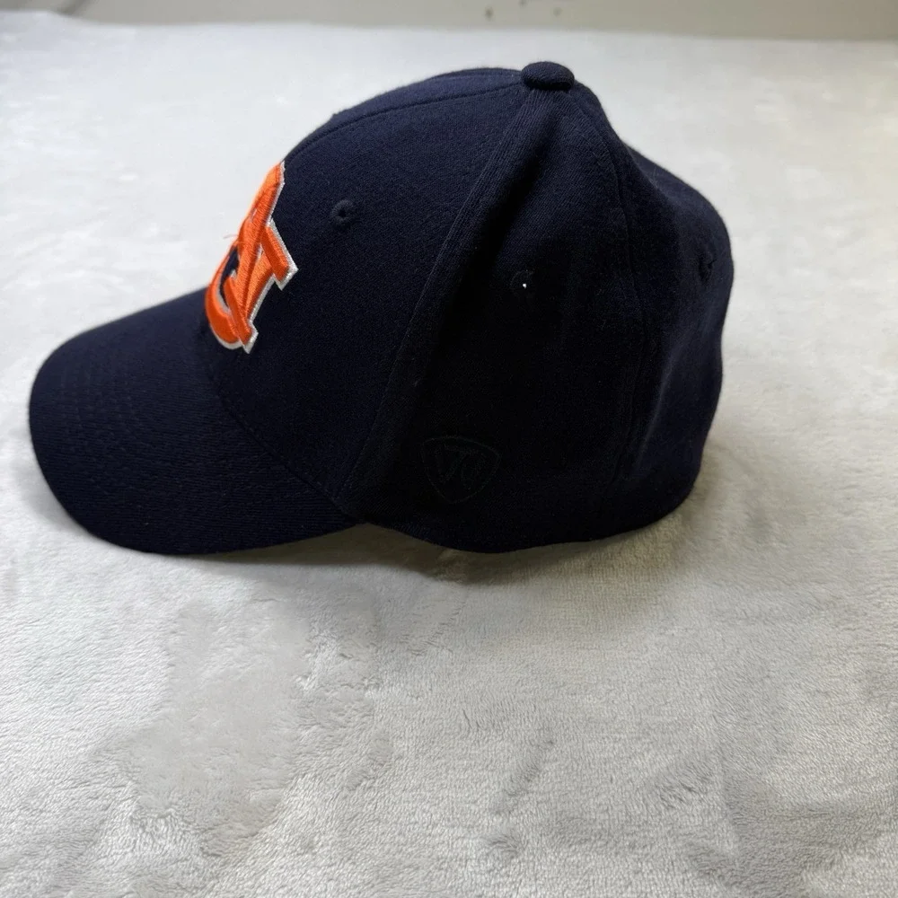 Auburn Tigers Top Of The World One Fit Stretch Hat Cap Navy NCAA